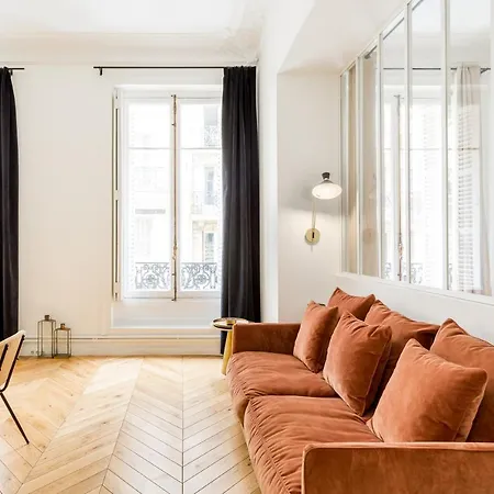 Habitat Parisien - 1br-1ba - Louvre Париж